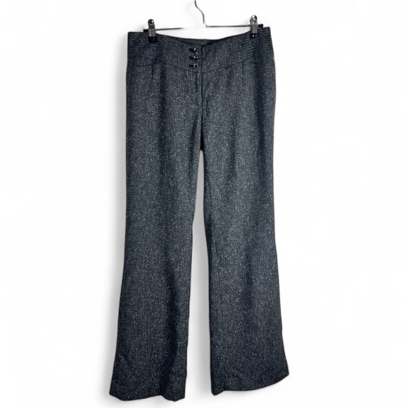 White House‎ Black Market Legacy Modern Boot Pants Tweed Fully Lined Size 2 - Picture 1 of 13